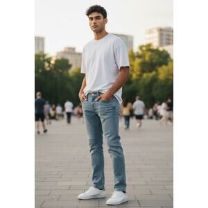 Men's Levi’s 511 Slim Jeans W29 L30 Light Wash Denim